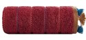 Ręcznik Morocco 1 70x140 bordowy frotte z frędzlami oraz ozdobną bordiurą w pasy 480 g/m2 Terra Collection Eurofirany Ręcznik Morocco 1 70x140 bordowy frotte z frędzlami oraz ozdobną bordiurą w pasy 480 g/m2 Terra Collection Eurofirany