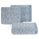 Ręcznik Palermo 1 50x90 niebieski kremowy frotte z efektem boucle 530 g/m2 Terra Collection Eurofirany