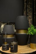 Wazon 21x40 Victoria7 czarny złoty ze szkła artystycznego LIMITED COLLECTION Eurofirany Wazon 21x40 Victoria7 czarny złoty ze szkła artystycznego LIMITED COLLECTION Eurofirany