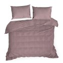 Pościel bawełniana 220x200 Avinion 8 różowa pudrowa z ozdobnymi przeszyciami Terra Collection Eurofirany Pościel bawełniana 220x200 Avinion 8 różowa pudrowa z ozdobnymi przeszyciami Terra Collection Eurofirany