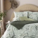 Pościel bawełniana 220x200 Monte 6 miętowa zielona liście w pudełku Terra Collection Eurofirany Pościel bawełniana 220x200 Monte 6 miętowa zielona liście w pudełku Terra Collection Eurofirany