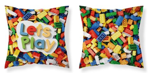 Poszewka dziecięca 40x40 klocki MF 18 Kids 114 Poszewka dziecięca 40x40 klocki MF 18 Kids 114