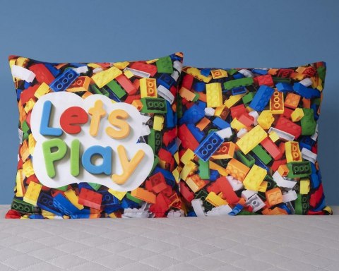 Poszewka dziecięca 40x40 klocki MF 18 Kids 114 Poszewka dziecięca 40x40 klocki MF 18 Kids 114
