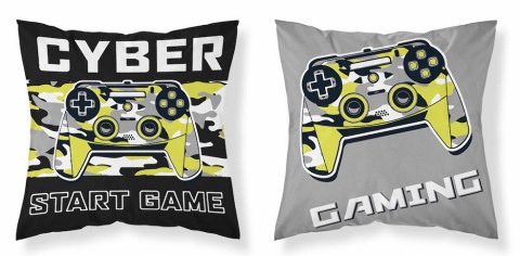 Poszewka dziecięca 40x40 szara czarna gaming MF 24 Kids 114 Poszewka dziecięca 40x40 szara czarna gaming MF 24 Kids 114