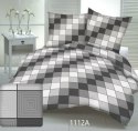 Poszewka z kory 50x60 kostka kratka geometria szara grafitowa 3D-1112A Poszewka z kory 50x60 kostka kratka geometria szara grafitowa 3D-1112A