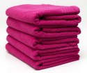 Ręcznik Bolero 50x90 fuksja frotte 500 g/m2 jednobarwny żakardowy z bordiurą Ręcznik Bolero 50x90 fuksja frotte 500 g/m2 jednobarwny żakardowy z bordiurą