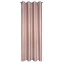 Zasłona 140x250 Avinion 2 pudrowa gotowa na przelotkach z tkaniny płóciennym splocie Terra Collection Eurofirany Zasłona 140x250 Avinion 2 pudrowa gotowa na przelotkach z tkaniny płóciennym splocie Terra Collection Eurofirany