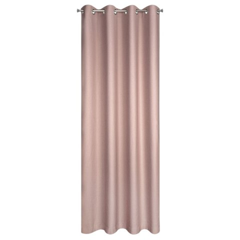 Zasłona 140x250 Avinion 2 pudrowa gotowa na przelotkach z tkaniny płóciennym splocie Terra Collection Eurofirany Zasłona 140x250 Avinion 2 pudrowa gotowa na przelotkach z tkaniny płóciennym splocie Terra Collection Eurofirany