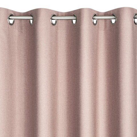 Zasłona 140x250 Avinion 2 pudrowa gotowa na przelotkach z tkaniny płóciennym splocie Terra Collection Eurofirany Zasłona 140x250 Avinion 2 pudrowa gotowa na przelotkach z tkaniny płóciennym splocie Terra Collection Eurofirany