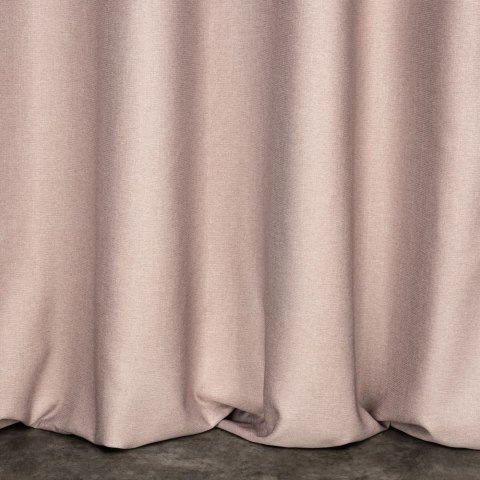 Zasłona 140x250 Avinion 2 pudrowa gotowa na przelotkach z tkaniny płóciennym splocie Terra Collection Eurofirany Zasłona 140x250 Avinion 2 pudrowa gotowa na przelotkach z tkaniny płóciennym splocie Terra Collection Eurofirany