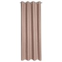Zasłona 140x250 Avinion 5 różowa pudrowa gotowa na przelotkach z tkaniny o strukturze płótna Terra Collection Eurofirany Zasłona 140x250 Avinion 5 różowa pudrowa gotowa na przelotkach z tkaniny o strukturze płótna Terra Collection Eurofirany