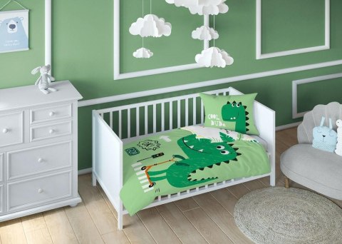 Pościel bambusowa 90x120 3951 B Dinozaur zielona biała mam już tyle miesięcy i dni poszewka 40x60 dziecięca Bambus 103 Pościel bambusowa 90x120 3951 B Dinozaur zielona biała mam już tyle miesięcy i dni poszewka 40x60 dziecięca Bambus 103