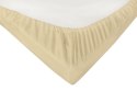Prześcieradło jersey 90/100x190/200 z lycrą kremowe z gumką na wysoki materac 30 cm Jersey 2 Prześcieradło jersey 90/100x190/200 z lycrą kremowe z gumką na wysoki materac 30 cm Jersey 2