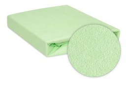 Prześcieradło nieprzemakalne 120x200 52 zielone frotte z gumką podkład