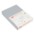 Prześcieradło nieprzemakalne 60x120 42 szare jersey z gumką do łóżeczka dziecięce podkład Prześcieradło nieprzemakalne 60x120 42 szare jersey z gumką do łóżeczka dziecięce podkład