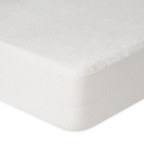 Prześcieradło nieprzemakalne 70x140 01 białe frotte z gumką do łóżeczka dziecięce podkład Prześcieradło nieprzemakalne 70x140 01 białe frotte z gumką do łóżeczka dziecięce podkład