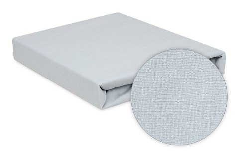 Prześcieradło nieprzemakalne 70x140 42 szare jersey z gumką do łóżeczka dziecięce podkład Prześcieradło nieprzemakalne 70x140 42 szare jersey z gumką do łóżeczka dziecięce podkład