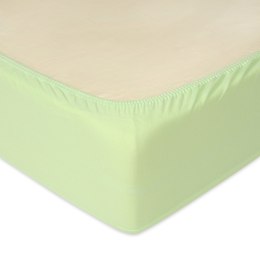 Prześcieradło nieprzemakalne 70x140 52 zielone jersey z gumką do łóżeczka dziecięce podkład