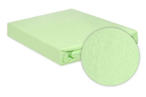 Prześcieradło nieprzemakalne 70x140 52 zielone jersey z gumką do łóżeczka dziecięce podkład Prześcieradło nieprzemakalne 70x140 52 zielone jersey z gumką do łóżeczka dziecięce podkład