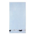 Ręcznik 70x130 Koty Mgiełka-5460 niebieski frotte bawełniany dziecięcy Ręcznik 70x130 Koty Mgiełka-5460 niebieski frotte bawełniany dziecięcy