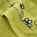 Ręcznik 70x130 Oczaki Limonka-K40-5556 zielony frotte bawełniany dziecięcy Ręcznik 70x130 Oczaki Limonka-K40-5556 zielony frotte bawełniany dziecięcy