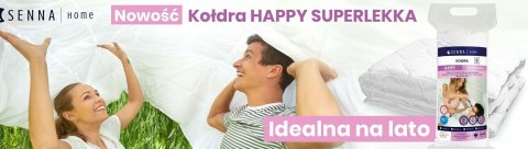 Kołdra antyalergiczna 155x200 Happy letnia super lekka 450 g biała poliestrowa mikrofaza zwijana w rulon Inter Widex Kołdra antyalergiczna 155x200 Happy letnia super lekka 450 g biała poliestrowa mikrofaza zwijana w rulon Inter Widex