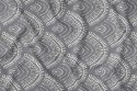 Obrus dekoracyjny 140x180 szary biały rozety 4133 A Panama 98 Obrus dekoracyjny 140x180 szary biały rozety 4133 A Panama 98