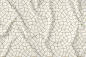 Obrus dekoracyjny 140x320 ekri złoty geometryczny 4137 A Panama 98