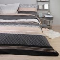 Pościel bawełniana 160x200 Zigo Beige beżowa czarna geometria pasy Cottonlove Exclusive 5 Pościel bawełniana 160x200 Zigo Beige beżowa czarna geometria pasy Cottonlove Exclusive 5