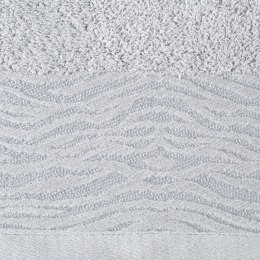 Ręcznik Dafne 70x140 srebrny frotte 500 g/m2 Eurofirany
