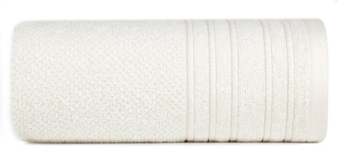 Ręcznik Glory 3 30x50 kremowy z welurową bordiurą i błyszczącą nicią 500g/m2 Eurofirany Ręcznik Glory 3 30x50 kremowy z welurową bordiurą i błyszczącą nicią 500g/m2 Eurofirany