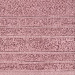 Ręcznik Glory 3 30x50 liliowy z welurową bordiurą i błyszczącą nicią 500g/m2 Eurofirany