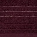 Ręcznik Glory 3 50x90 bordowy z welurową bordiurą i błyszczącą nicią 500g/m2 Eurofirany