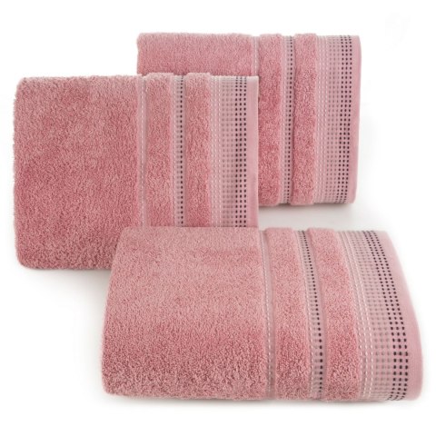 Ręcznik Pola 50x90 23 pudrowy różowy frotte 500 g/m2 Eurofirany Ręcznik Pola 50x90 23 pudrowy różowy frotte 500 g/m2 Eurofirany