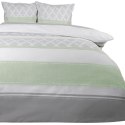 Pościel flanelowa 140x200 Ornamenty szara seledynowa z jedną poszewką 31493/1 Flanela 3 Darymex Pościel flanelowa 140x200 Ornamenty szara seledynowa z jedną poszewką 31493/1 Flanela 3 Darymex