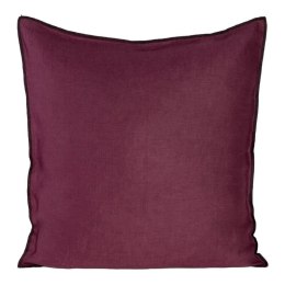 Poszewka len 5 45x45 cm bordowy