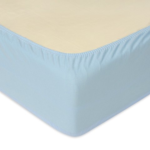 Prześcieradło jersey 130/140x190/200x30 niebieskie z gumką na wysoki materac 30 cm Jersey 1 Prześcieradło jersey 130/140x190/200x30 niebieskie z gumką na wysoki materac 30 cm Jersey 1