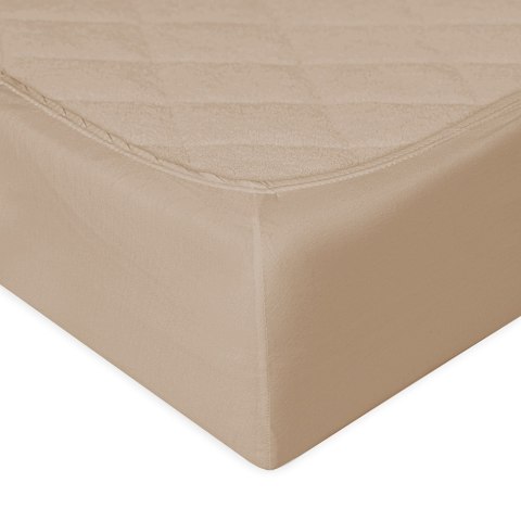 Prześcieradło jersey 150/160x190/200x30 beżowe z gumką na wysoki materac 30 cm Jersey 1 Prześcieradło jersey 150/160x190/200x30 beżowe z gumką na wysoki materac 30 cm Jersey 1