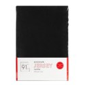 Prześcieradło jersey z gumką 120x200 czarne na wysoki materac 25 cm 125 g/m2 D91 Prześcieradło jersey z gumką 120x200 czarne na wysoki materac 25 cm 125 g/m2 D91