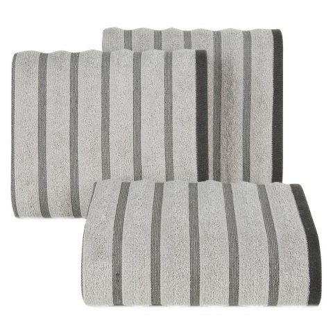 Ręcznik 50x90 Isla srebrny frotte 500 g/m2 Eurofirany Ręcznik 50x90 Isla srebrny frotte 500 g/m2 Eurofirany