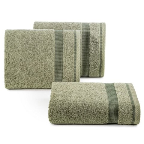 Ręcznik 70x140 Rodos oliwkowy 10 frotte 500g/m2 Eurofirany Ręcznik 70x140 Rodos oliwkowy 10 frotte 500g/m2 Eurofirany