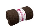 Koc narzuta 150x200 Amorro żakardowy brązowy ciemny wytłaczany 240g/m2 Darymex Koc narzuta 150x200 Amorro żakardowy brązowy ciemny wytłaczany 240g/m2 Darymex