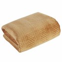 Narzuta dekoracyjna 230x260 Sofia miodowa welurowa jodełka Eurofirany Narzuta dekoracyjna 230x260 Sofia miodowa welurowa jodełka Eurofirany
