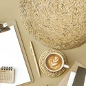 Podkładka na stół Boho 6 naturalna średnica 38 Eurofirany
