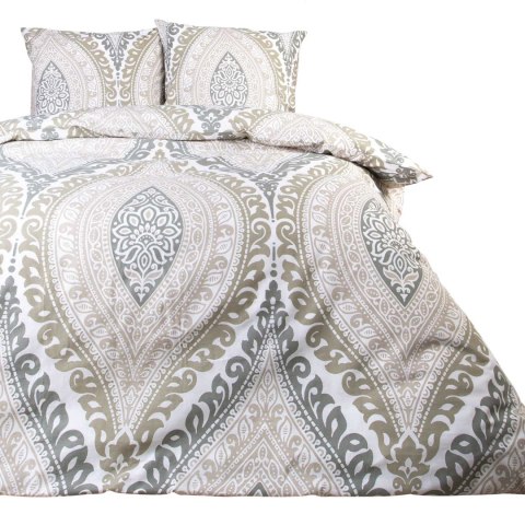 Pościel bawełniana 160x200 beżowa ornamenty 71476/1 Cottonlove 6 Pościel bawełniana 160x200 beżowa ornamenty 71476/1 Cottonlove 6
