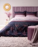 Pościel bawełniana 220x200 glamour ornamenty granatowa pudrowa 3835 B Bawełna 88 Pościel bawełniana 220x200 glamour ornamenty granatowa pudrowa 3835 B Bawełna 88