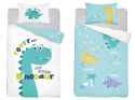 Pościel bawełniana 90x120 dinozaur turkusowa 3953 A Mayamoo 105 Pościel bawełniana 90x120 dinozaur turkusowa 3953 A Mayamoo 105