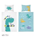 Pościel bawełniana 90x120 dinozaur turkusowa 3953 A Mayamoo 105 Pościel bawełniana 90x120 dinozaur turkusowa 3953 A Mayamoo 105