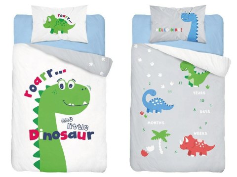 Pościel bawełniana 90x120 dinozaur zielona 3953 B Mayamoo 105 Pościel bawełniana 90x120 dinozaur zielona 3953 B Mayamoo 105