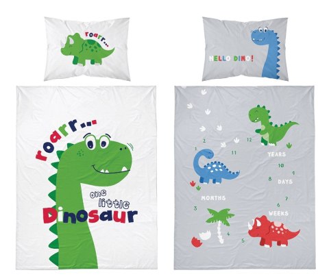 Pościel bawełniana 90x120 dinozaur zielona 3953 B Mayamoo 105 Pościel bawełniana 90x120 dinozaur zielona 3953 B Mayamoo 105